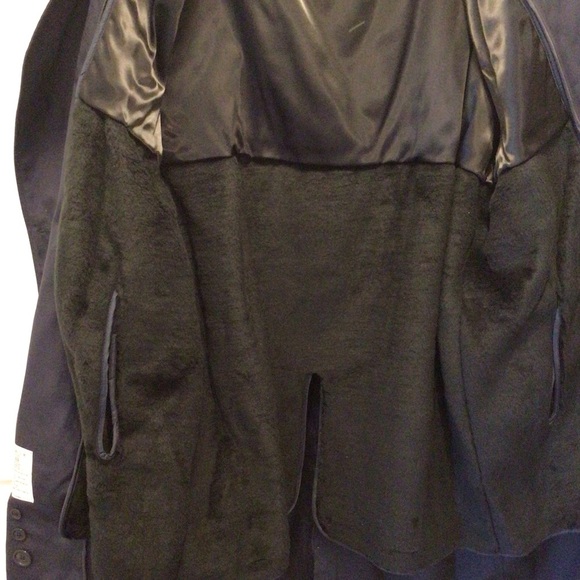 VTG Center Mfg. Co Mens US Military Navy Blue All Weather Trench Coat Size 46R - Picture 10 of 15